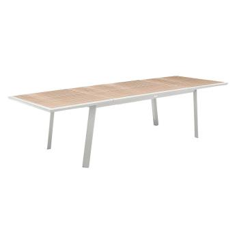 Hliníkový stôl NOVARA 220/314 cm (biela) obrázok