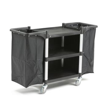 Hotelový vozík MOVE, 2 vrecia + 2 police, 1380x480x950 mm obrázok