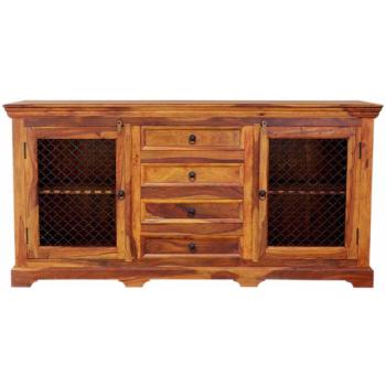 indickynabytok.sk - Komoda 180x90x45 Jali z indického masívu palisander obrázok