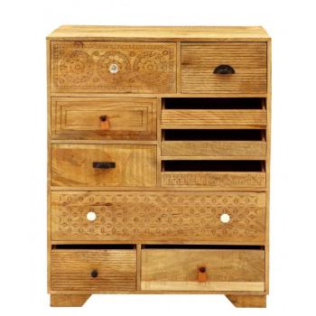 indickynabytok.sk - Komoda Manu 90x115x45 indický masív mango obrázok