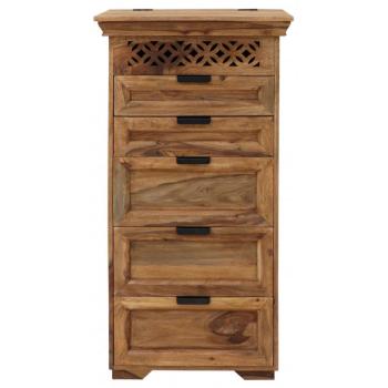 indickynabytok.sk - Komoda Mira 60x120x45 indický masív palisander obrázok