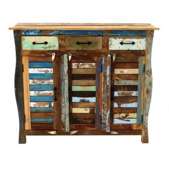 indickynabytok.sk - Komoda Retro 120x100x45 recyklované mango obrázok