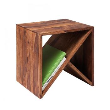 indickynabytok.sk - Odkladací stolík Kali 40x40x35 indický masív palisander obrázok