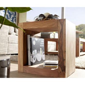 indickynabytok.sk - Odkládací stolík Tara 50x50x35 indický masív palisander obrázok