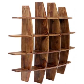 indickynabytok.sk - Polica na stenu Kali 100x100x25 indický masív palisander obrázok