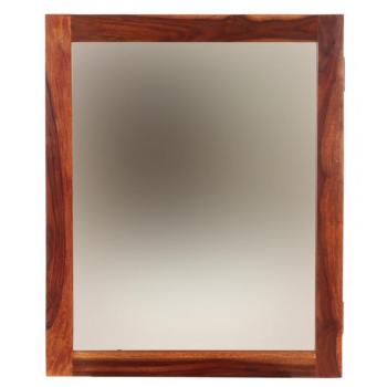 indickynabytok.sk - Skrinka so zrkadlom do kúpeľne Jali 50x60x15 indický masív palisander obrázok