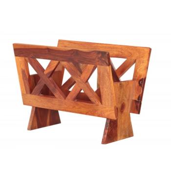 indickynabytok.sk - Stojan na noviny Kali 45x35x30 indický masív palisander obrázok