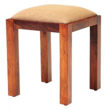 indickynabytok.sk - Taburet Rami s poťahom 40x45x40 indický masív palisander obrázok