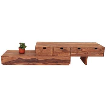 indickynabytok.sk - TV stolík 260x40x60 indický masív palisander obrázok