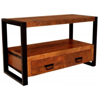 indickynabytok.sk - TV stolík Retro 100x60x45 indický masív mango obrázok