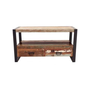 indickynabytok.sk - TV stolík Retro 100x60x45 recyklované mango obrázok
