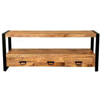 indickynabytok.sk - TV stolík Retro 150x60x45 indický masív mango obrázok