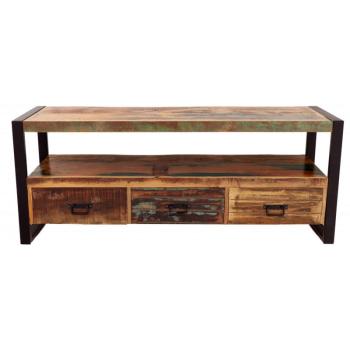 indickynabytok.sk - TV stolík Retro 150x60x45 recyklované mango obrázok