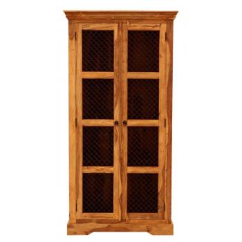 indickynabytok.sk - Vitrína Jali 100x200x45 z indického masívu palisander obrázok