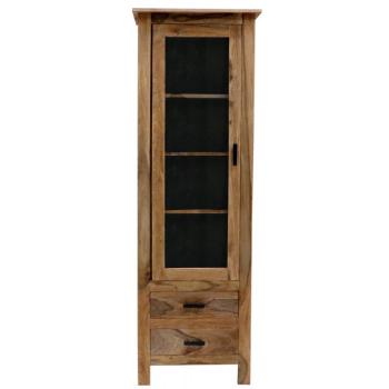 indickynabytok.sk - Vitrína Rami 60x180x45 indický masív palisander obrázok