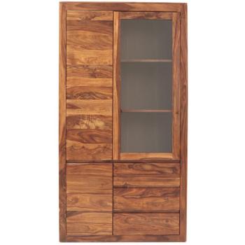 indickynabytok.sk - Vitrína Tina 100x190x45 indický masív palisander obrázok