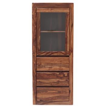indickynabytok.sk - Vitrína Tina 60x150x45 indický masív palisander obrázok