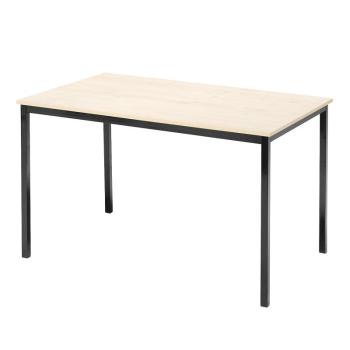 Jedálenský stôl JAMIE, 1200x800 mm, breza/čierna obrázok