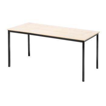 Jedálenský stôl JAMIE, 1800x800 mm, brezový laminát, čierna podnož obrázok