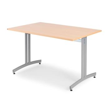 Jedálenský stôl SANNA, 1200x800 mm, buk / šedá obrázok