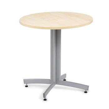 Jedálenský stôl SANNA, okrúhly Ø 700 x V 720 mm, breza / šedá obrázok