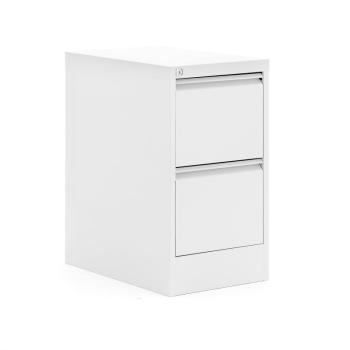 Kancelárska kartotéka INCLUDE, 2 zásuvky, hĺbka 630 mm, biela obrázok