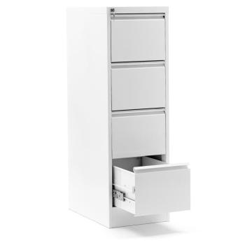 Kancelárska kartotéka INCLUDE, 4 zásuvky, hĺbka 630 mm, biela obrázok