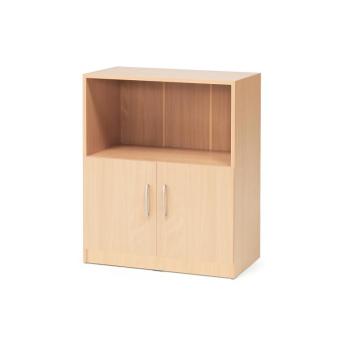 Kancelárska skriňa FLEXUS, 1 otvorená polica, 925x760x415 mm, buk obrázok