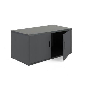 Kancelárska skriňa MODULUS, 400x800x400 mm, čierna obrázok