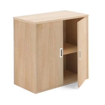 Kancelárska skriňa MODULUS, 800x800x400 mm, dub obrázok