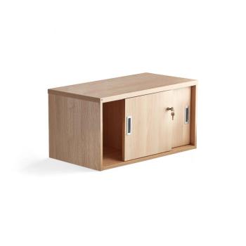 Kancelárska skriňa s posuvnými dverami MODULUS, 400x800 mm, dub obrázok