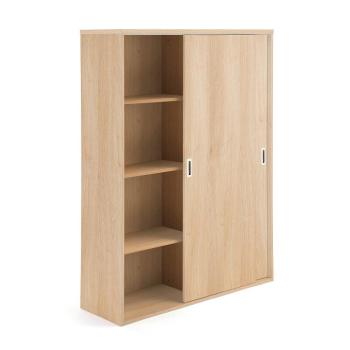 Kancelárska skriňa s posuvnými dverami MODULUS XL, 1600x1200 mm, dub obrázok