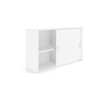Kancelárska skriňa s posuvnými dverami MODULUS XL, 800x1200 mm, biela obrázok