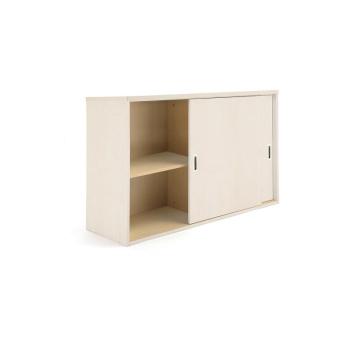 Kancelárska skriňa s posuvnými dverami MODULUS XL, 800x1200 mm, breza obrázok