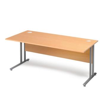 Kancelársky pracovný stôl FLEXUS, rovný, 1600x800 mm, buk obrázok
