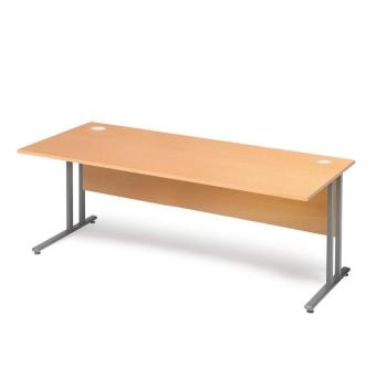 Kancelársky pracovný stôl FLEXUS, rovný, 1800x800 mm, buk obrázok