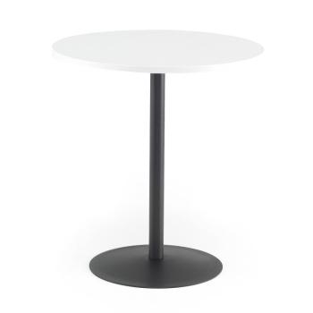 Kaviarenský stôl ASTRID, Ø 700 x V 735 mm, biela / čierna obrázok