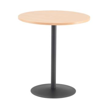 Kaviarenský stôl ASTRID, Ø 700 x V 735 mm, buk / čierna obrázok