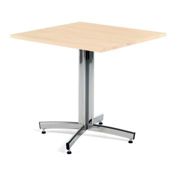 Kaviarenský stôl SANNA, 700x700x720, buk, chróm obrázok