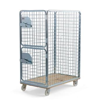 Klietkový vozík LEYTON, nosnosť 800 kg, 1700x745x1195 mm obrázok