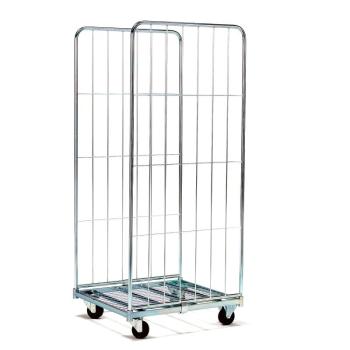 Klietkový vozík s 2 bočnicami MARCH, nosnosť 400 kg, 1800x800x720 mm obrázok