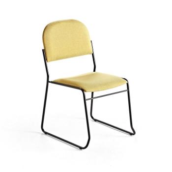 Konferenčná stolička DAWSON, žltá tkanina obrázok