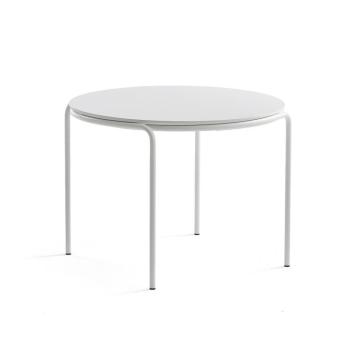 Konferenčný stolík ASHLEY, Ø770 x 530 mm, biela, biela obrázok