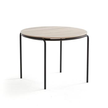 Konferenčný stolík ASHLEY, Ø770 x 530 mm, čierna, jaseň obrázok