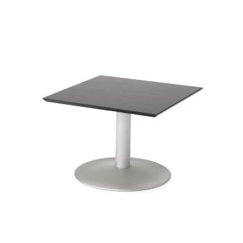 Konferenčný stolík CROSBY, 700x700x500 mm, čierna / šedá obrázok