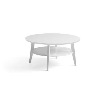 Konferenčný stolík HOLLY, Ø 1000x500 mm, biely obrázok