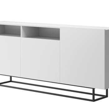 KONSIMO Komoda MORIO biela 180 x 82 x 37 cm obrázok