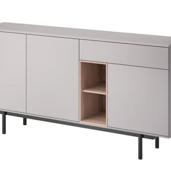 KONSIMO Komoda NISSO 1 zásuvka sivý dub 175 x 89 x 40 cm obrázok