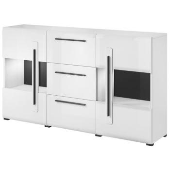 KONSIMO Komoda TULSA biela 180 x 103 x 39 cm obrázok
