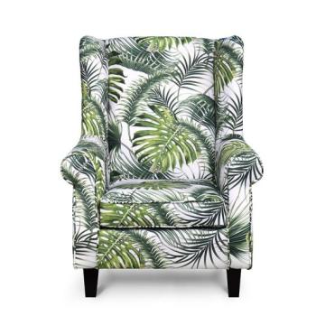 KONSIMO Kreslo MILES vzor monstera obrázok